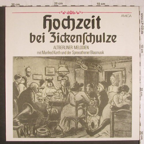 Korth,Manfred/Spreeathener Blasm.: Hochzeit bei Zickenschulze,vg+/m-, Amiga(8 55 898), DDR, 1983 - LP - F6041 - 5,00 Euro
