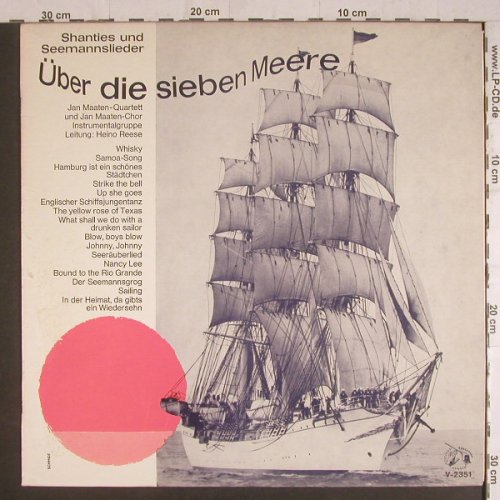 Maaten,Jan - Chor und Quartett: Über die sieben Meere,Shanties..., Concert Hall(V-2351), ,  - LP - F6122 - 7,50 Euro