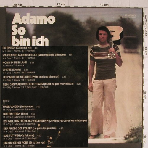 Adamo: So Bin Ich, HörZu(C 062-26 616), D, 1976 - LP - F6268 - 5,00 Euro