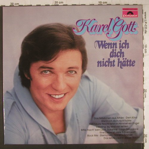 Gott,Karel: Wenn Ich dich nicht hätte, Polydor(2372 063), D, Ri,  - LP - F6453 - 4,00 Euro