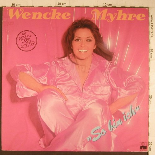 Myhre,Wencke: So Bin Ich,  +Poster, Ariola(28 999 IT), D, woc,  - LP - F6507 - 7,50 Euro