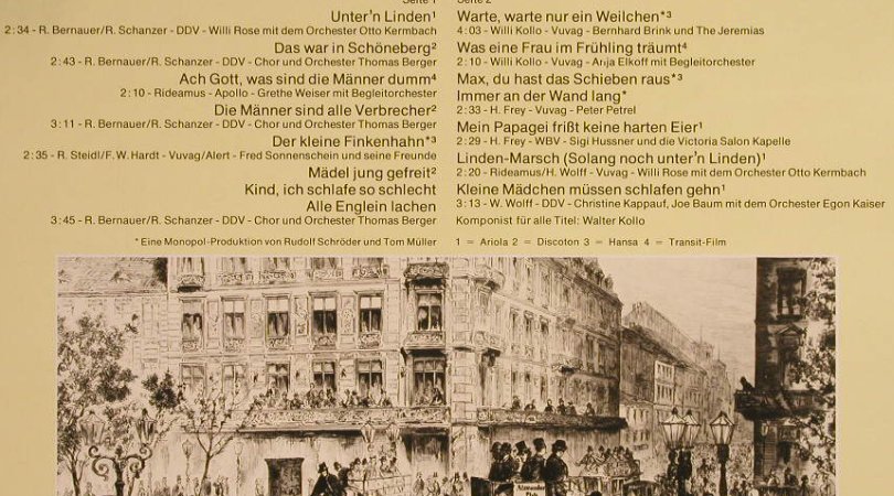 V.A.Warte,warte nur ein Weilchen: Die schön. Melodien v.Walther Kollo, Ariola(25 820 XAT), D,m-/vg+, 1978 - LP - F6572 - 5,00 Euro