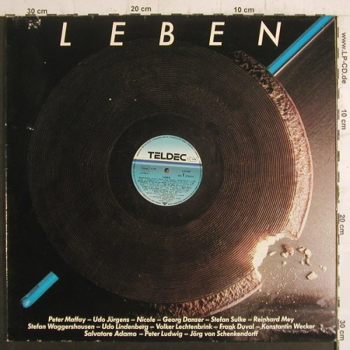 V.A.Leben: Maffay...Lindenberg, Foc, m-/vg+, Teldec(6.25390 BK), D, 1982 - LP - F6595 - 5,00 Euro