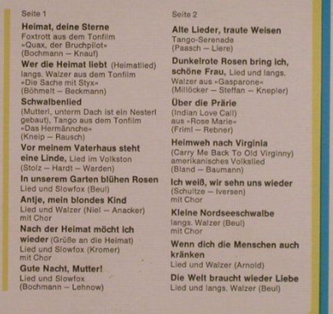 Strienz,Wilhelm: singt s.gr.Erfolge,Heimat,d.Sterne, Decca(6.21609 AF), D,  - LP - F7132 - 6,00 Euro