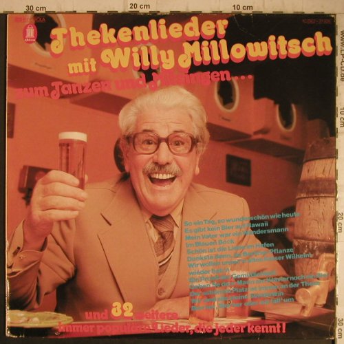 Millowitsch,Willy: Thekenlieder mit,Tanzen u.Mitsingen, Emi Odeon(062-31 926), D, 1976 - LP - F7330 - 5,00 Euro