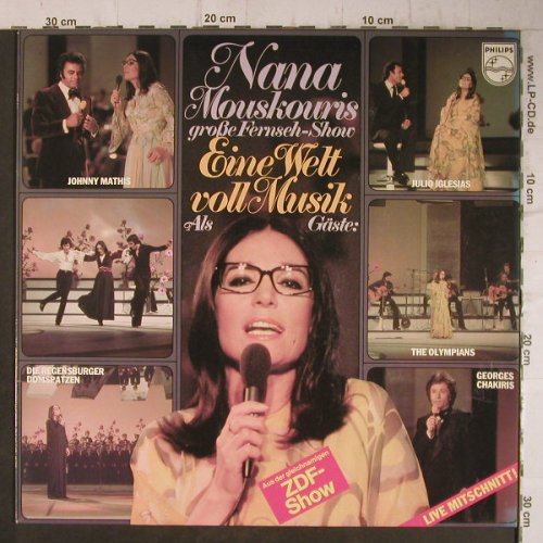 Mouskouri,Nana: Eine Welt Voll Musik, Philips(9286 611), D, 1976 - LP - F7743 - 6,00 Euro