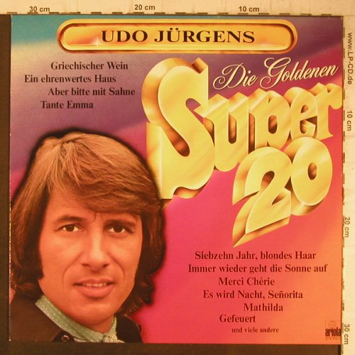 Jürgens,Udo: Die Goldene Super 20, Ariola(25 208 GT), D, 1977 - LP - F8157 - 6,00 Euro