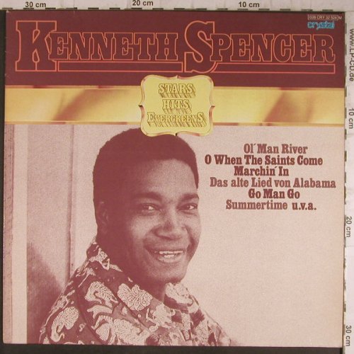 Spencer,Kenneth: Stars Hits Evergreens,Ri, Crystal(028 CRY 32 524), D, 1957 - LP - F8265 - 5,50 Euro