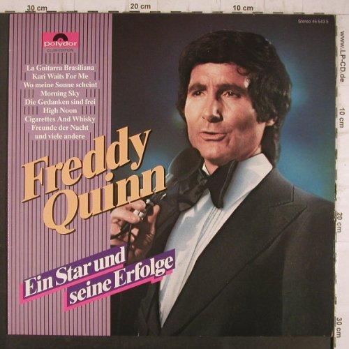 Quinn,Freddy: Ein Star und seine Erfolge, Club-Ed, Polydor(46 543 5), D,  - LP - F8321 - 4,00 Euro