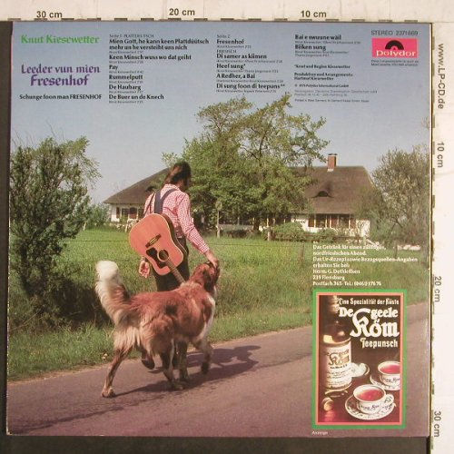 Kiesewetter,Knut: Leeder Vun Mien Fresenhof, Polydor(2371 669), D, 1976 - LP - F8509 - 5,50 Euro