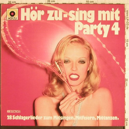 V.A.Hör Zu-sing mit Party 4: 28 Schlagerlieder zum Mitsingen..., HörZu(C 062-29 587), D, 1975 - LP - F8601 - 5,00 Euro