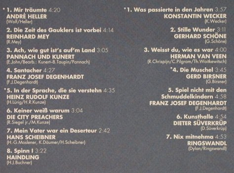 V.A.Zurück zu den Wurzeln: Rock- und Songpoeten, Polyphon(845 045), D, 1989 - LP - F9555 - 5,00 Euro