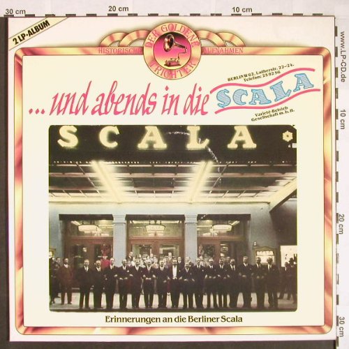 V.A....und Abends in die Scala: Erinnerungen an d.Berliner Scala, EMI(2601113), D, Foc,  - 2LP - F9677 - 7,50 Euro