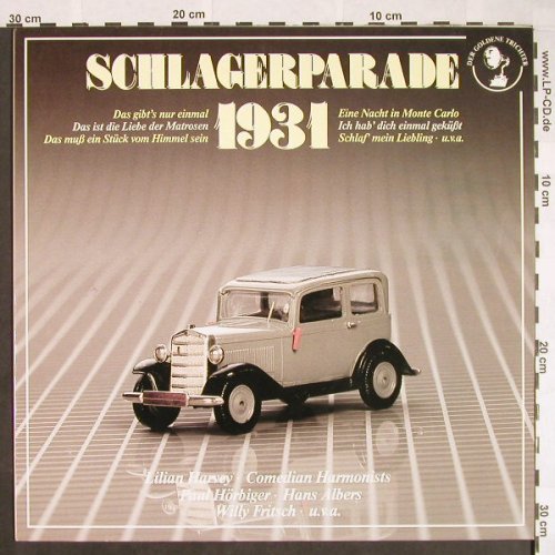 V.A.Schlagerparade: 1931, L.Harvey,ComedianH.,Hörbiger, Der goldene Trichter(15 6304 1), D,  - LP - F9723 - 5,00 Euro