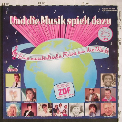 V.A.Und die Musik spielt dazu: Eine Musikalische Reise um die Welt, Dino(Dino LP 1271), D, 1986 - 2LP - F9753 - 5,00 Euro