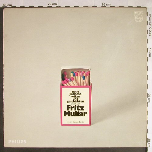 Muliar,Fritz: Neue Jüdische Witze & Geschichten, Philips(841 812 PSY), D, 1968 - LP - H103 - 6,00 Euro