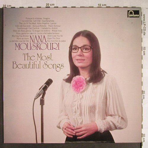 Mouskouri,Nana: The Most Beautiful Songs, Fontana(6620 102), D,  - 2LP - H1073 - 7,50 Euro
