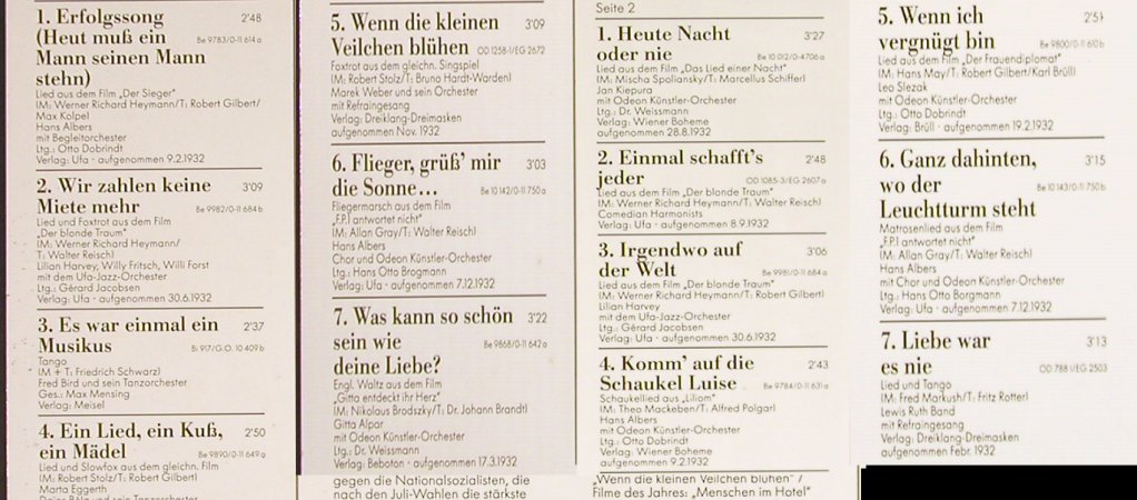 V.A.Schlagerparade: 1933-Otto Dobrindt...Weintraubs, Der goldene Trichter(15 6306 1), D,  - LP - H1437 - 5,00 Euro