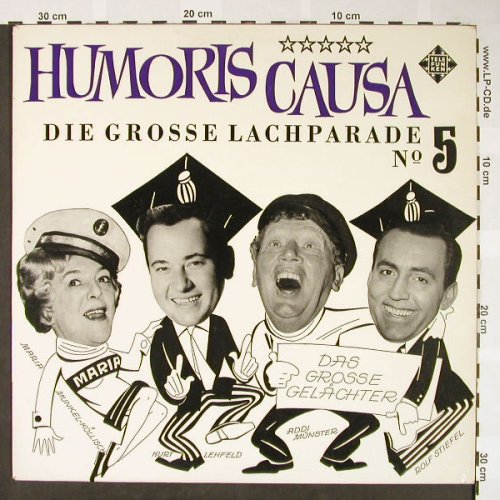 V.A.Humoris Causa: Die große Lachparade No.5, Telefunken(SLE 14 519-P), D,vg+/m-,  - LP - H1688 - 4,00 Euro