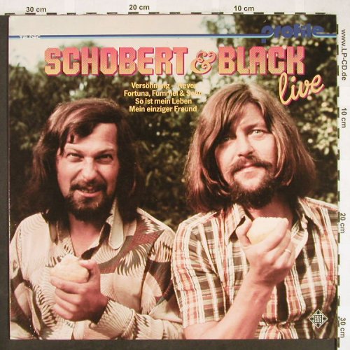 Schobert & Black: Profile (Serie), Live (1973), Telefunken(6.24288 AL), D, 1976 - LP - H1936 - 4,00 Euro