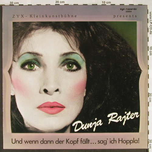 Rajter,Dunja: Und wenn dann der Kopf fällt..sag', ZYX-Kleinkunst(22004), D, 1985 - LP - H1967 - 14,00 Euro