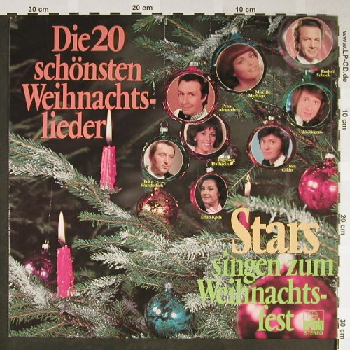 V.A.Die 20 schön.Weihnachtslieder: Stars singen zum Weinachts-fest, Ariola(89 333 GU), D, 1975 - LP - H2043 - 5,50 Euro