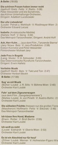 Alexander,Peter: La Bella Musica,Evergreens a.d.50ge, Elite Special(EDT-501), D, Foc,  - 2LP - H2074 - 7,50 Euro