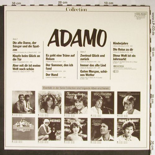 Adamo: Collection, EMI(028-46 263), D, Ri,  - LP - H2179 - 5,00 Euro