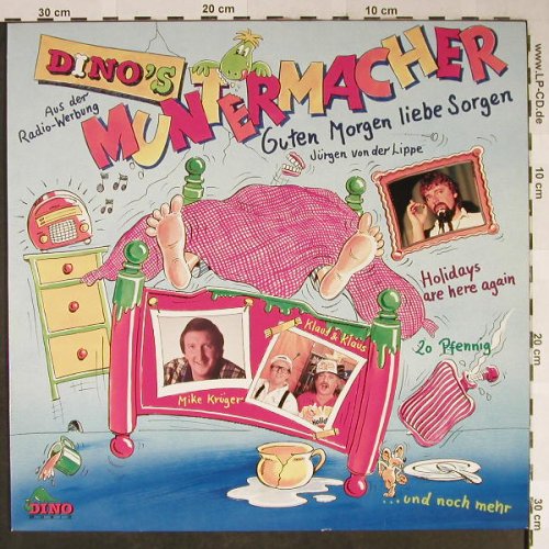 V.A.Dino's Muntermacher: Guten Morgen liebe Sorgen, Dino(1415), D, 1987 - LP - H2284 - 5,00 Euro