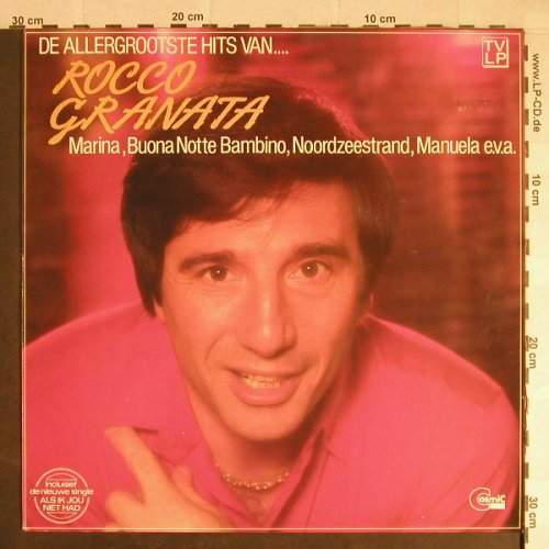 Granata,Rocco: De Allergrootste Hits van..., Cosmic(Coslp 50.011), NL, 1986 - LP - H233 - 5,00 Euro