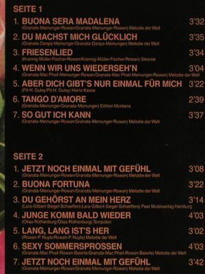 Granata,Rocco: Jetzt Noch Einmal Mit Gefühl, Bellaphon(270 05 022), D, 1990 - LP - H234 - 6,00 Euro