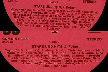 V.A.Stars und Hits-Folge 2: Petula Clark..Duke ofBurlington,Foc, Vogue Mode Serie(CDMDINT9899), D,vg+/vg+,  - LP - H2370 - 5,00 Euro