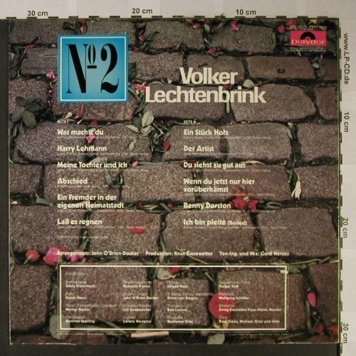 Lechtenbrink,Volker: No.2, Polydor(2371 703), D, 1976 - LP - H2495 - 7,50 Euro