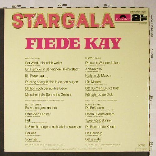 Fiede Kay: Stargala, Foc, vg+/m-, Polydor(2664 268), D,  - 2LP - H2498 - 5,00 Euro