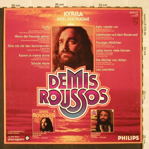 Roussos,Demis: Kyrila, Insel der Träume, Philips(9120 177), D, 1976 - LP - H3120 - 5,50 Euro