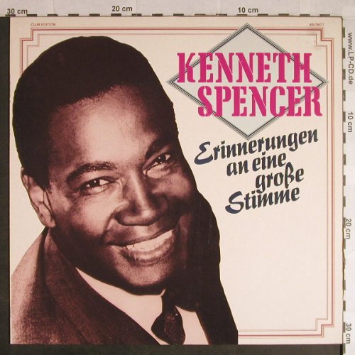 Spencer,Kenneth: Erinnerungen an eine große Stimme, EMI(46 090 7), D,Club Ed.,  - LP - H321 - 4,00 Euro