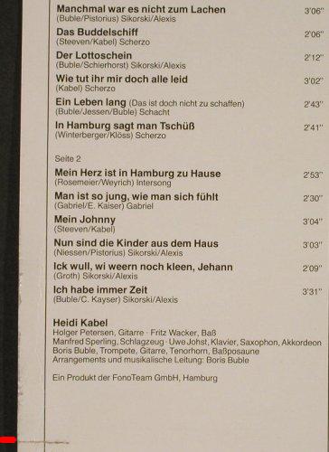Kabel,Heidi: Mit ihren schönsten Liedern,Man ist, Heimat-Melodie(PL 29705), D, m/VG+, 1979 - LP - H3697 - 4,00 Euro