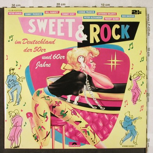 V.A.Sweet & Rock: im Deutschland der 50ger60ger Jahre, Polydor Club Ed.(46 580 7), D,Foc,Ri,  - 2LP - H3723 - 7,50 Euro
