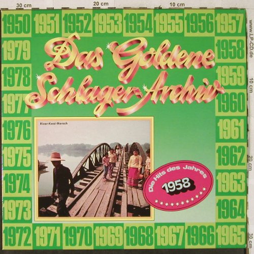 V.A.Das Goldene Schlager-Archiv: 1958-Fred Bertelmann...Mitch Miller, S*R(38 638 3), D,  - LP - H3772 - 4,00 Euro