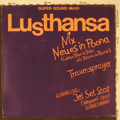 Lusthansa: Nix Neues in Poona+2, m-/vg+,WOC, Hansa(60 709-213), D, 1983 - 12inch - H3829 - 4,00 Euro
