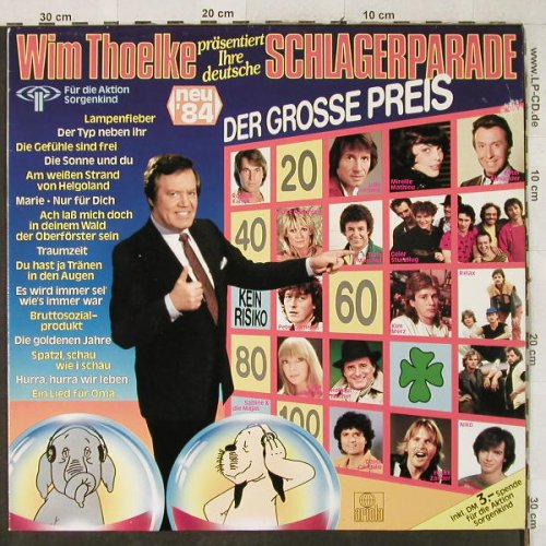 V.A.Der Grosse Preis: Wim Thoelke präs.DeutSchlagerparade, Ariola(206 266-558), D, 1984 - LP - H3860 - 4,00 Euro