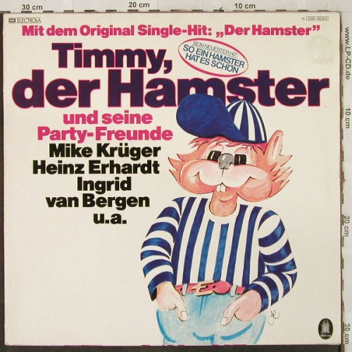 V.A.Timmy,der Hamster: uns s.Party-Freunde-M.Krüger,H.Erha, Odeon(056-45631), D, m-/vg+,  - LP - H3883 - 4,00 Euro