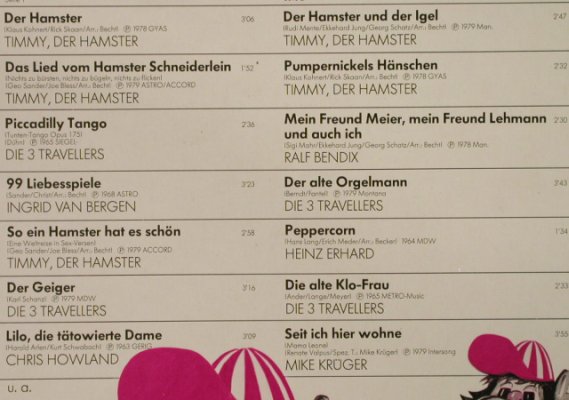 V.A.Timmy,der Hamster: uns s.Party-Freunde-M.Krüger,H.Erha, Odeon(056-45631), D, m-/vg+,  - LP - H3883 - 4,00 Euro