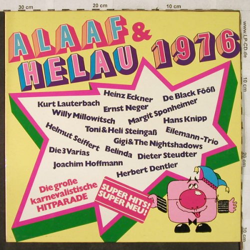 V.A.Alaaf & Helau 1976: Herbert Dentler...Hans Knipp, S*R(64 071), D, 1975 - LP - H3899 - 5,50 Euro