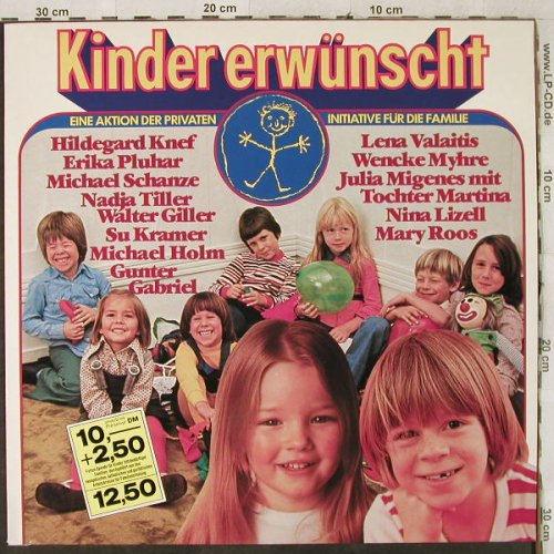 V.A.Kinder erwünscht: Su Kramer...Erika Pluhar, 12 Tr., Marifon(47 952 XAU), D, 1980 - LP - H3916 - 3,00 Euro