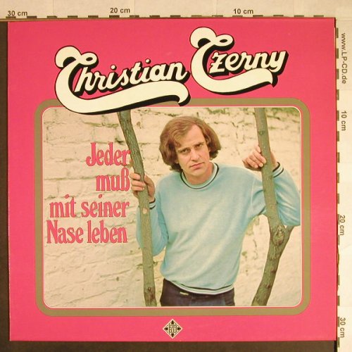 Czerny,Christian: Jeder muß mit seiner Nase leben, Telefunken(6.23416 AO), D, 1978 - LP - H424 - 6,50 Euro