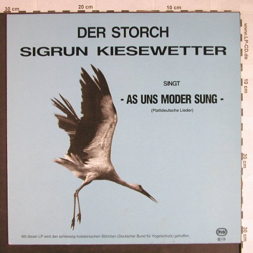 Kiesewetter,Sigrun: as uns Moder sung, Pirol(LR 87045), D,  - LP - H431 - 7,50 Euro
