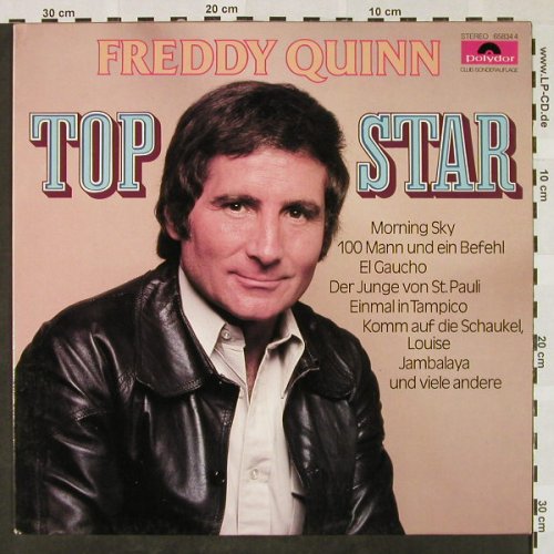 Quinn,Freddy: Top-Stars, Club-Sonderaufl., Polydor(65834 4), D,  - LP - H4438 - 6,00 Euro