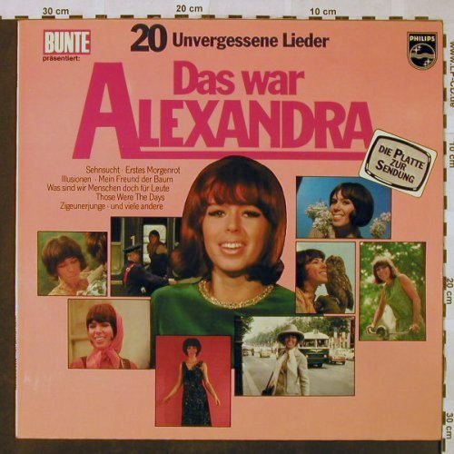 Alexandra: Das war Alexandra-20 unverg.Lieder, Philips / Bunte(9199 168), D,  - LP - H4759 - 5,50 Euro