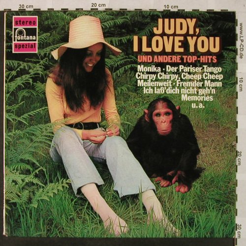 V.A.Judy, I Love You &andereTopHits: Jürgen von Uslar...Rainer Kossack, Fontana,Musterplatte(6434 079), D, m-/vg+,  - LP - H4954 - 6,00 Euro